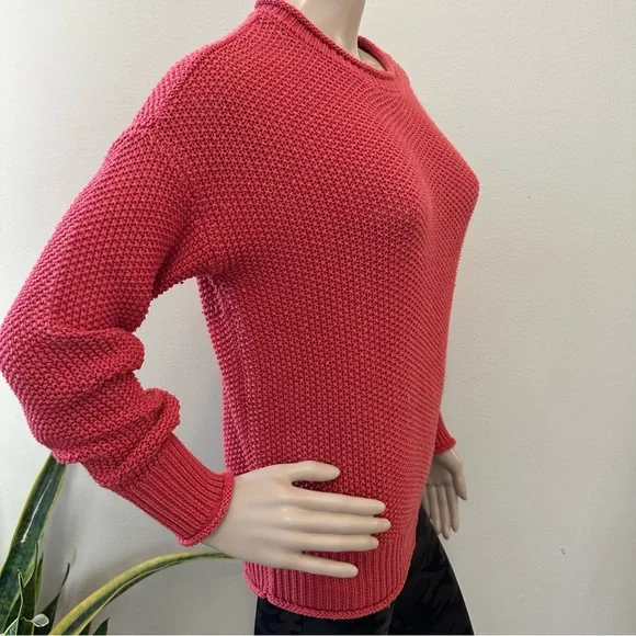 Jessica Simpson rust orange sweater Sz S - Picture 3 of 9